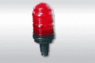   Aparelho Sinalizador de obstáculos com globo de Policarbonato vermelho Simples com Fotocélula